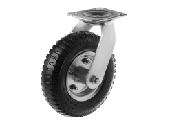 PRS 80 колесо пневматическое 2.50-4 с поворотной площадкой и металлическим ободом