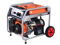Генератор бензиновый TOR KM8000H 6 кВт 220 В 27 л с электростартером и колёсами
