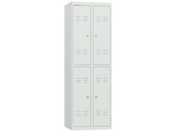 Металлический шкаф для одежды ШР-24 L600 на заклепках