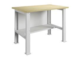 Стол производственный №121 W120.F2/F2.000 - Инструкция по сборке стола производственного двухопорного с полкой и стенкой