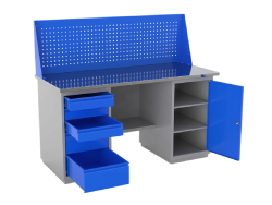 Верстак двухтумбовый ВС-1600/Т1/Т2 (№612)