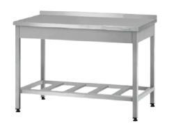 Стол производственный СПРп PROFI INOX (полка решетка/ножка профильная труба)