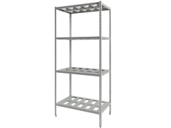 Стеллаж полочный СПЛб BASE (4 полки решетки)