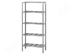 Стеллаж полочный СПЛб BASE (5 полок решетки)