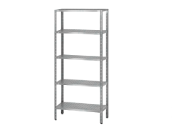 Стеллаж полочный СПЛн NORMA INOX (5 полок перфорированных)