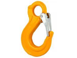 Крюк с проушиной и защелкой для цепных строп Сибталь