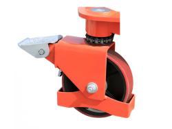 Колесо опорное с тормозом в сборе для штабелера с электроподъёмом SPN