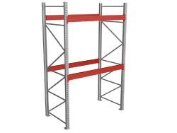 Стеллаж паллетный СТСМ 2000х1800х1000 мм 2 яруса