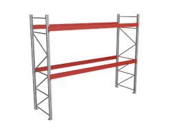 Стеллаж паллетный СТСМ 2500х3600х1000 мм 2 яруса