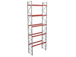 Стеллаж паллетный СТСМ 8000х3300х1000 мм 5 ярусов и г/п 15000 кг