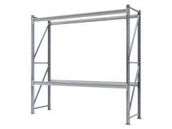 Стеллаж грузовой СФМ 2000х2000х800 мм 2 яруса без настила
