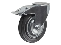 Колесо промышленное под болт М16 и тормозом SChb 80 (200 мм/185 кг)