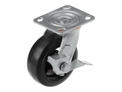 SCDB 55 колесо чугунное большегрузное с поворотной площадкой и тормозом