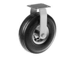 PRF 85 колесо пневматическое 3.50-4 с неповоротной площадкой и металлическим ободом