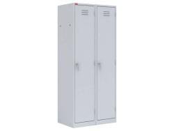 Модульный двухсекционный металлический шкаф для одежды ШРМ-22М-800