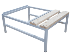 Подставка под шкаф ШР с сиденьем сосна