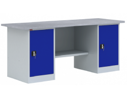 Двухтумбовый металлический верстак ВП-5/1.9