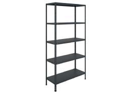 Стеллаж металлический Практик MS Standart 200/100x60/5 Black