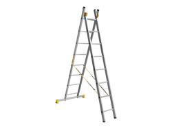 Алюминиевая двухсекционная профессиональная лестница P2 9208