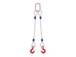 Строп канатный двухветвевой с двумя крюками 2СК