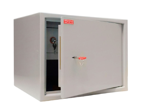 Металлический бухгалтерский шкаф КБС-02тн с трейзером