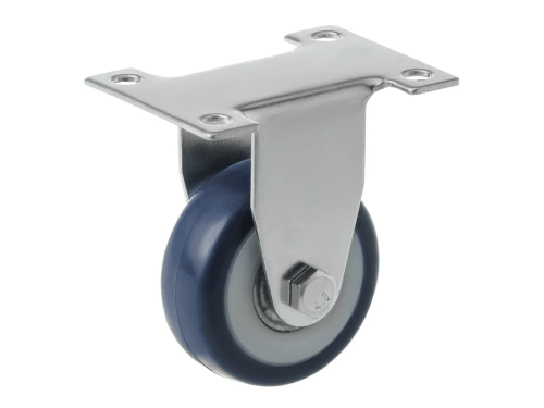 FCv 25 колесо мебельное с неповоротной площадкой и покрытием из поливинилхлорида