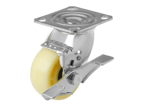 SCdbn 42 колесо нейлоновое большегрузное с поворотной площадкой и тормозом