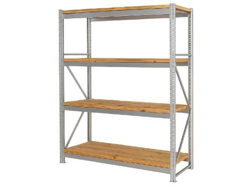 Стеллаж грузовой 3500х1500х1000 мм 4 яруса с ДСП настилом