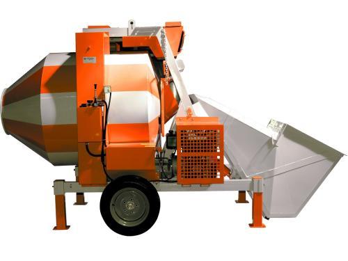 Бетоносмеситель TOR СБР-1200 380B 1200 л с чугунным венцом и скипом