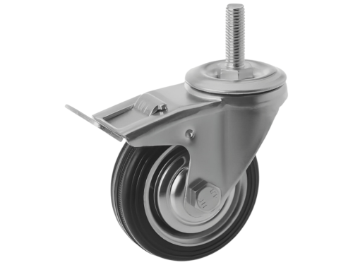 SCtb 93 колесо промышленное с болтом М10 и тормозом