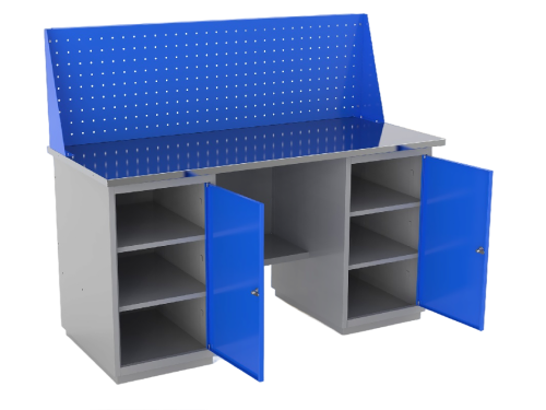 Верстак двухтумбовый ВС-1800/Т1/Т1 (№811)