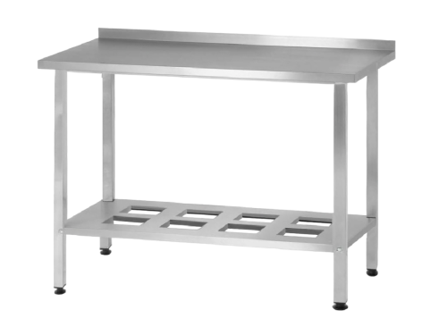 Стол производственный СПРн Norma RAL (полка решетка/ножка профильная труба)