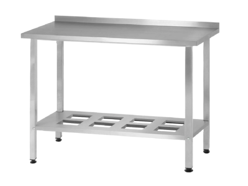 Стол производственный СПРн Norma INOX (полка решетка/ножка профильная труба)