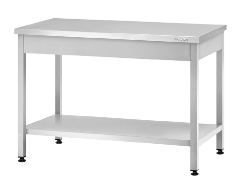 Стол производственный СПРп PROFI RAL (полка сплошная/ножка профильная труба)