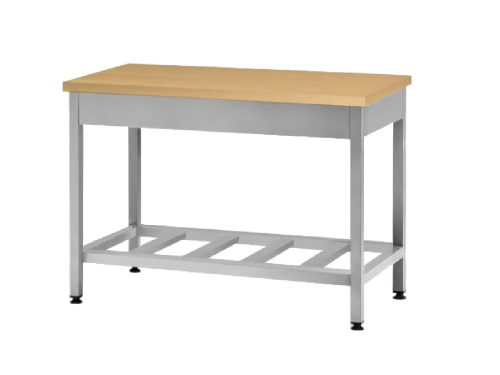 Стол кондитерский СПРп PROFI INOX (полка решетка/ножка профильная труба)