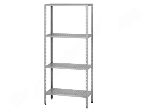 Стеллаж полочный СПЛб BASE (4 полки перфорированные)