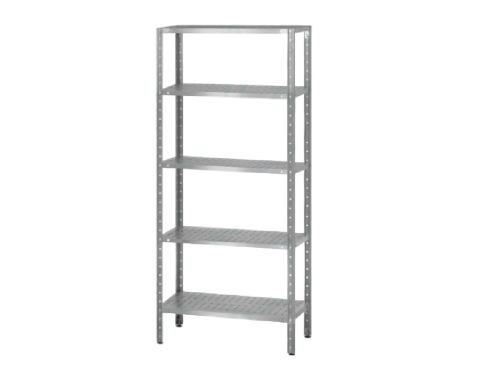 Стеллаж полочный СПЛб BASE (5 полок перфорированных)