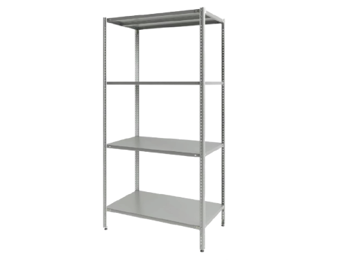 Стеллаж полочный СПЛн NORMA INOX (4 полки сплошные)