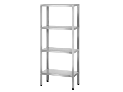 Стеллаж полочный СПЛп PROFI INOX (4 полки сплошные)