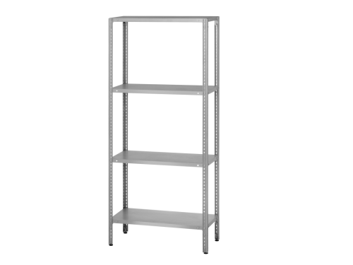 Стеллаж полочный комбинированный СПЛ NORMA (4 полки сплошные)
