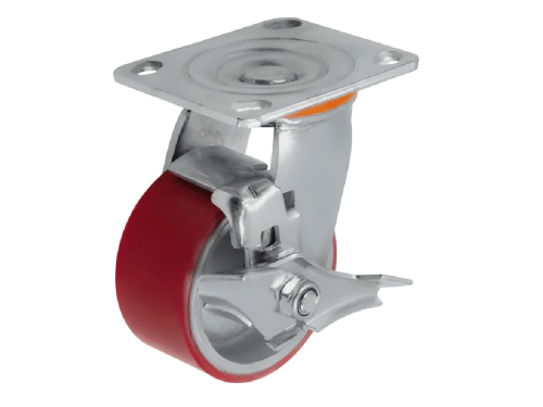 SCPB 42 колесо полиуретановое большегрузное с поворотной площадкой и тормозом