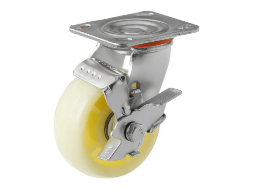 SCdbn 55 колесо нейлоновое большегрузное с поворотной площадкой и тормозом