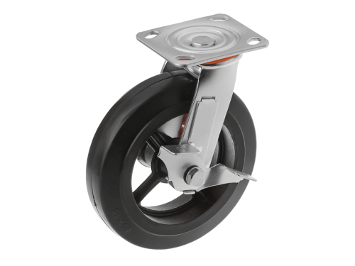 SCDB 80 колесо чугунное большегрузное с поворотной площадкой и тормозом