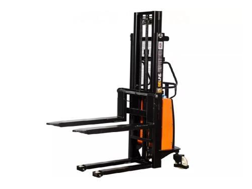 Штабелер с электроподъёмом SIBLINE SPN 1030 с раздвижными вилами 1т 3м