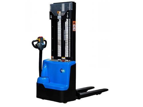 Штабелер самоходный электрический TOR WS15H-3300SC PRO с контролем скорости подъёма 1.5т 3.3м