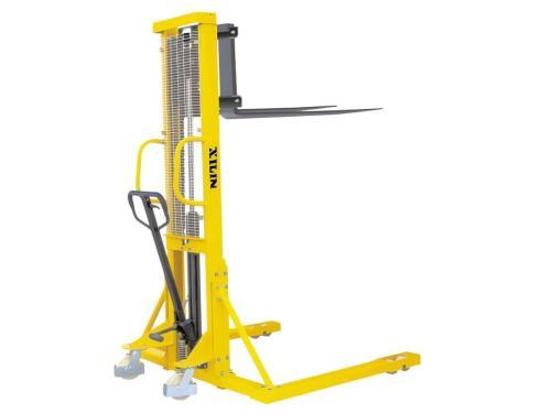 Штабелер гидравлический XILIN DSJAS1530 с раздвижными вилами и расширенными опорами