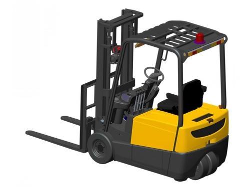 Погрузчик электрический трехопорный XILIN CPD20SA-20 сайдшифт со свободным ходом 2т 6м