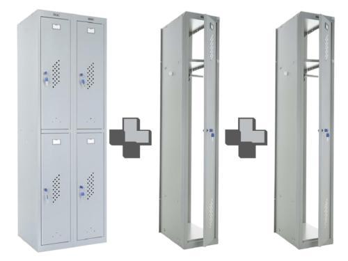 Модульный ряд шкафов Практик ML 22-60+ML 01-30+ML 01-30