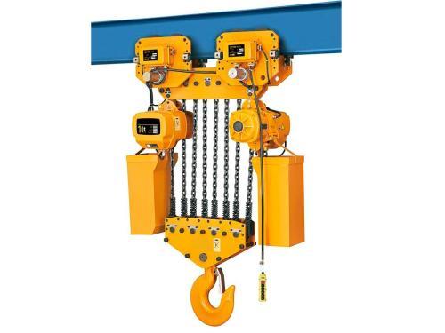 Таль электрическая цепная передвижная TOR ТЭЦП HHBD-04T 380В 10т 18м